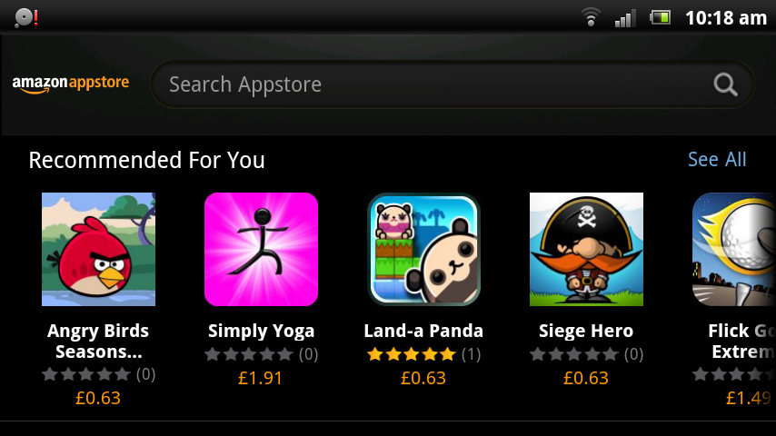 Amazon Appstore For android