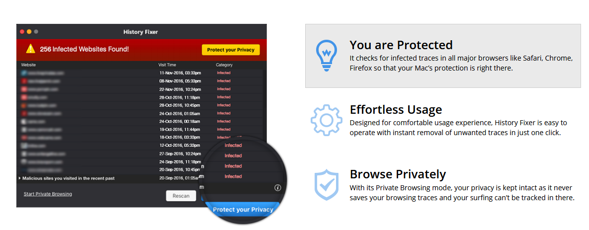 Benefits of history fixer app for mac