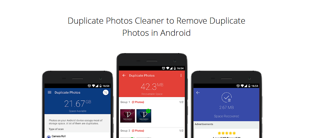 Duplicate Photos Cleaner to remove duplicate photos in android