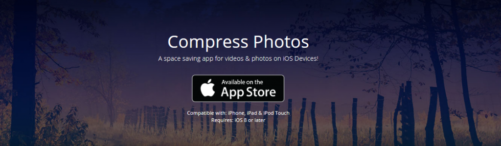 How do you compress photos on iPhone