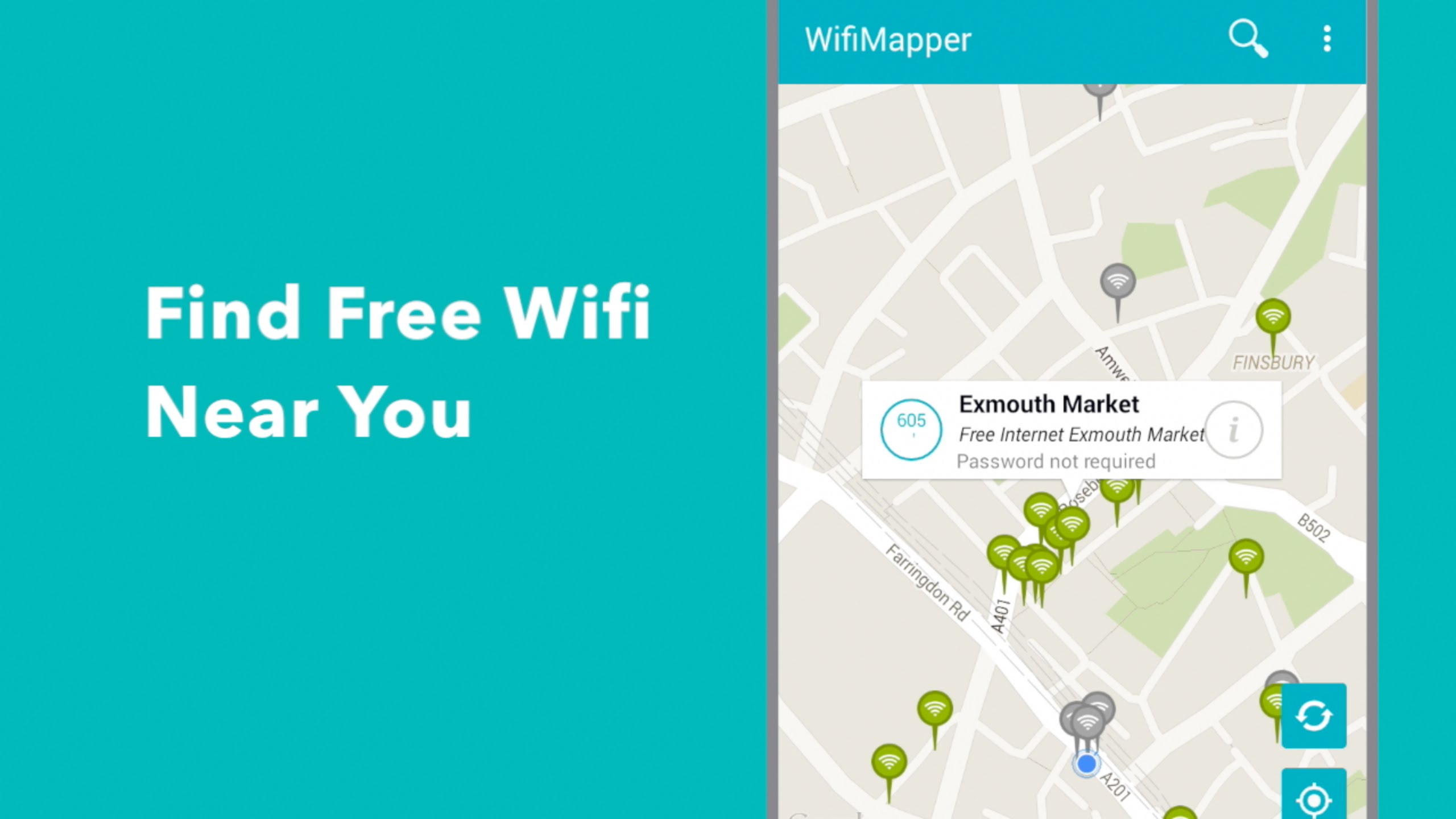 Wifi Mapper App - Free Wifi Map