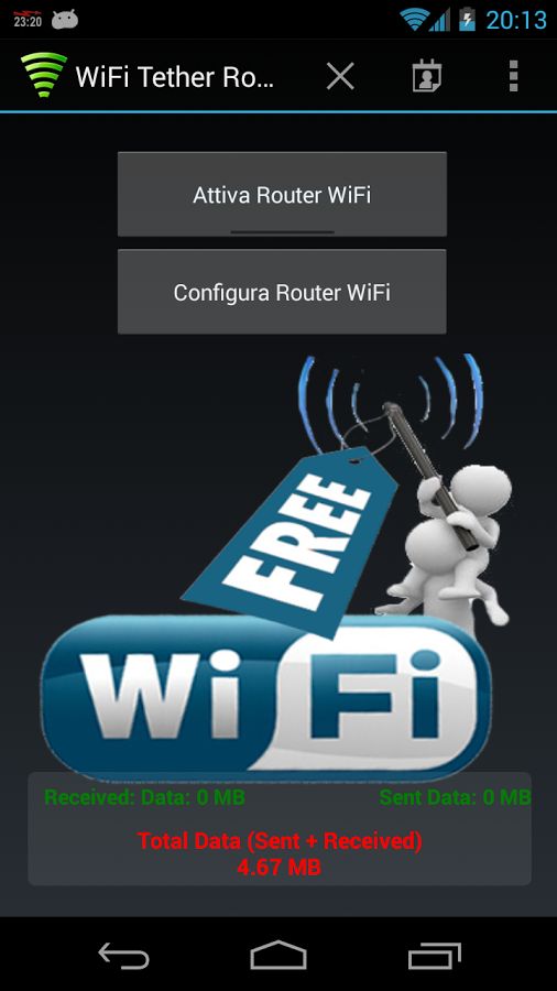 Free android wifi hotspot app